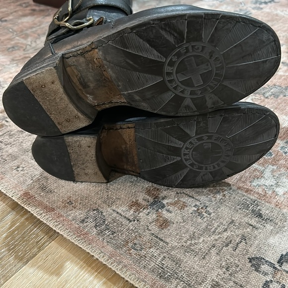 Fiorentini + Baker Eternity 713 Black Leather Biker Moto Boots - Picture 13 of 16